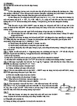 Đề cương ôn tập chương 1 Vật lí lớp 9